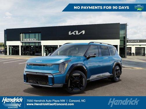 Ocean Blue 2026 Kia EV9 GT-Line