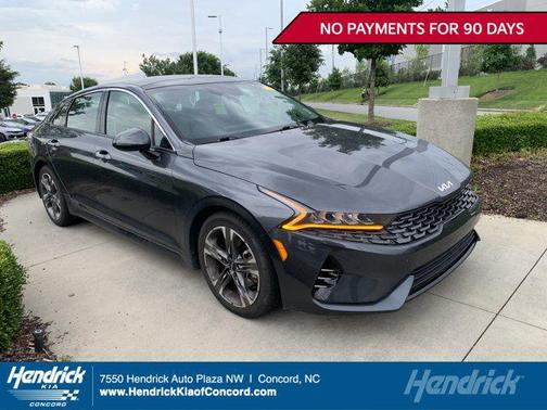 Gravity Gray 2022 Kia K5 EX