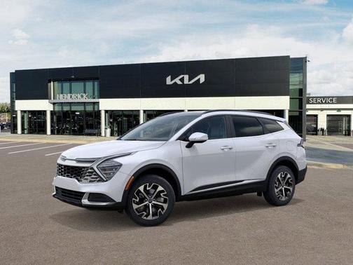 Snow White Pearl 2025 Kia Sportage Hybrid EX