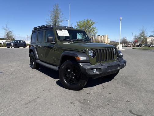 Sarge Green Clearcoat 2022 Jeep Wrangler Unlimited Sport Altitude