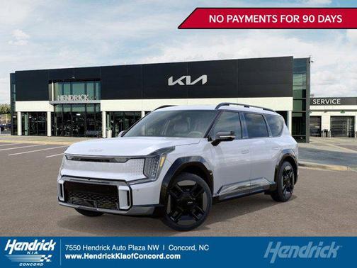 Glacial White Pearl 2026 Kia EV9 GT-Line