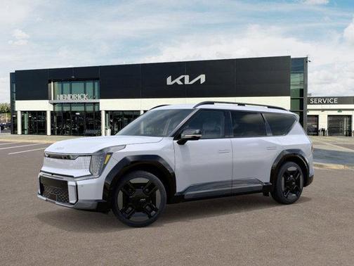 Glacial White Pearl 2026 Kia EV9 GT-Line
