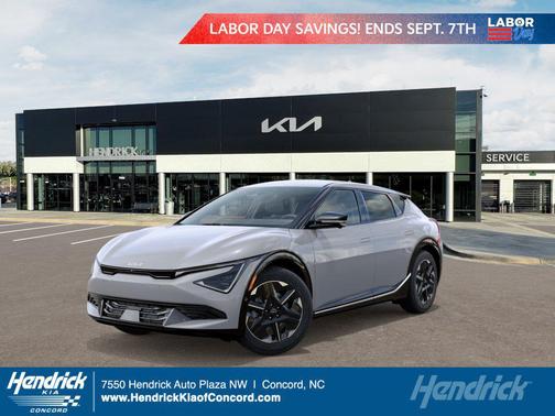 Wolf Gray 2026 Kia EV6 Wind RWD