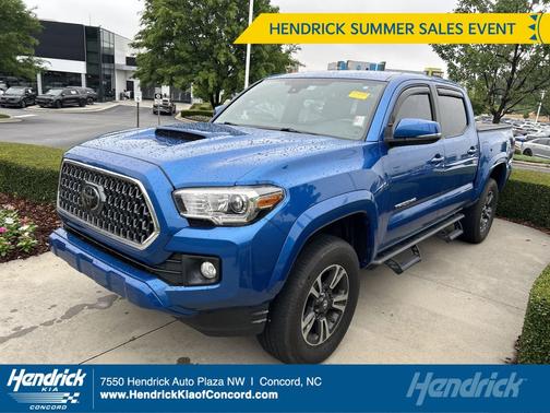Blazing Blue Pearl 2018 Toyota Tacoma TRD Sport