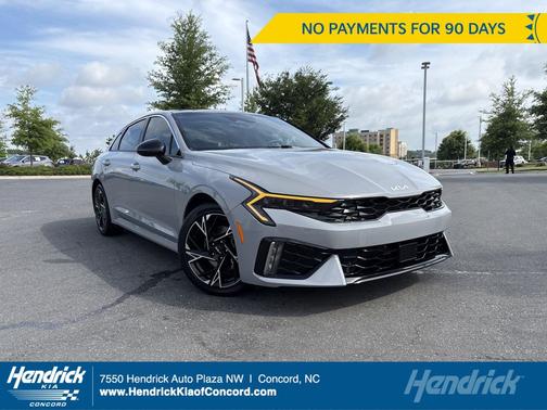 Wolf Gray 2025 Kia K5 GT-Line