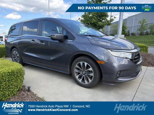 Modern Steel Metallic 2021 Honda Odyssey EX-L