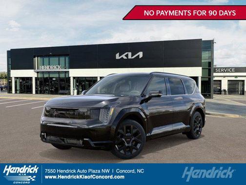 Ebony Black 2026 Kia EV9 Land
