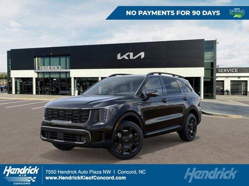 Aurora Black Pearl 2026 Kia Sorento Hybrid SX Prestige