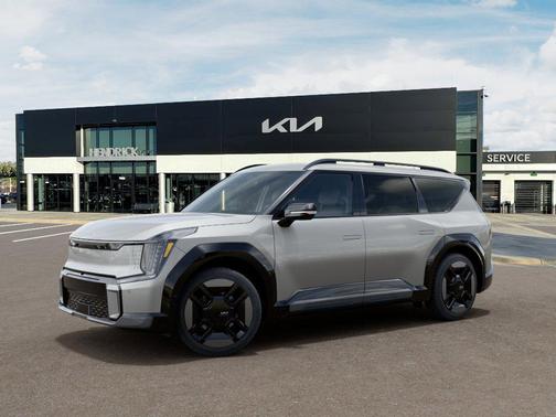 Ivory Silver 2026 Kia EV9 GT-Line