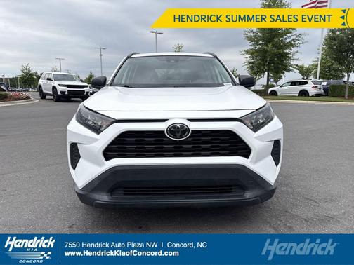 Super White 2019 Toyota RAV4 LE