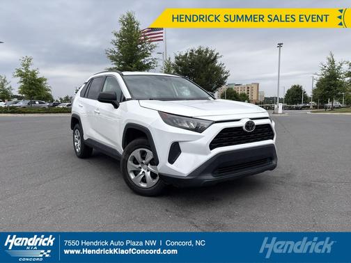 Super White 2019 Toyota RAV4 LE