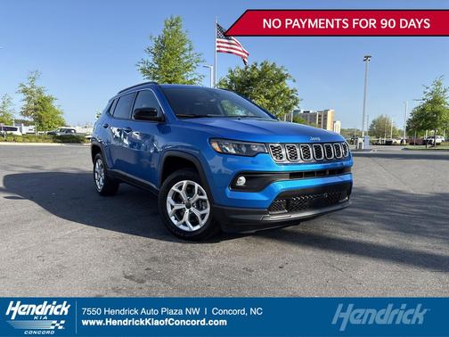 Hydro Blue Pearlcoat 2025 Jeep Compass Latitude