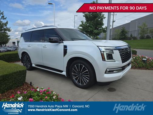 Everest White Pearl Tricoat 2025 Nissan Armada Platinum Reserve 4WD