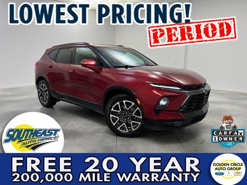 Radiant Red Tintcoat 2025 Chevrolet Blazer RS