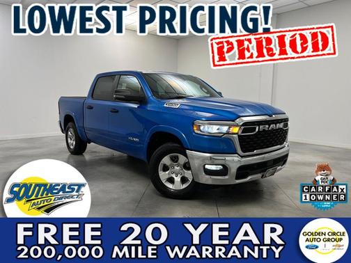 Hydro Blue Pearlcoat 2025 RAM 1500 Big Horn/Lone Star Truck