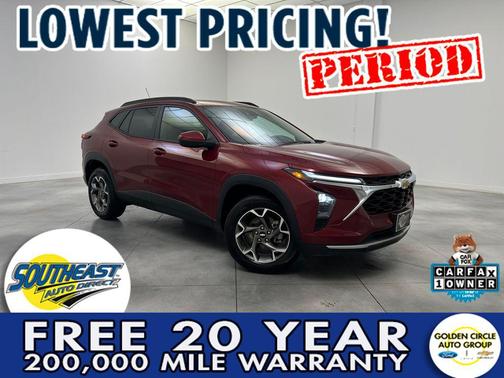 Crimson Metallic 2025 Chevrolet Trax LT