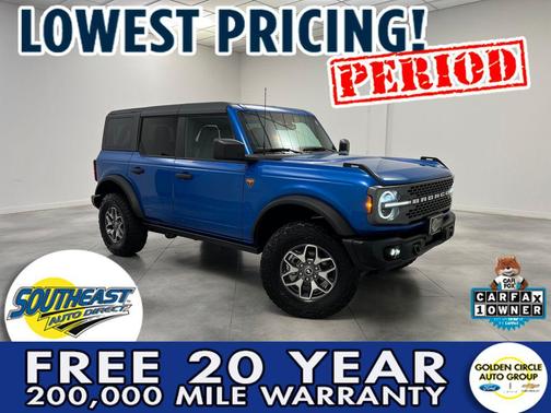 Velocity Blue Metallic 2025 Ford Bronco Badlands