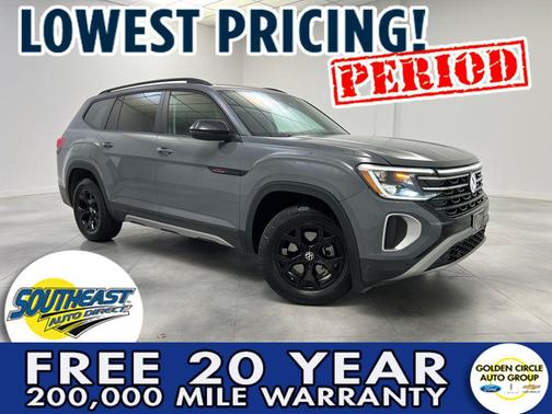 Pure Gray 2025 Volkswagen Atlas 2.0T Peak Edition