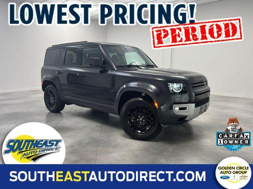 Santorini Black Metallic 2025 Land Rover Defender 110 P300
