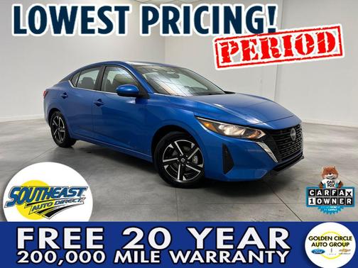 Electric Blue Metallic 2025 Nissan Sentra SV