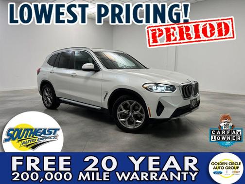Mineral White Metallic 2024 BMW X3 sDrive30i