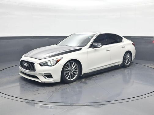 Majestic White 2018 INFINITI Q50 3.0t LUXE