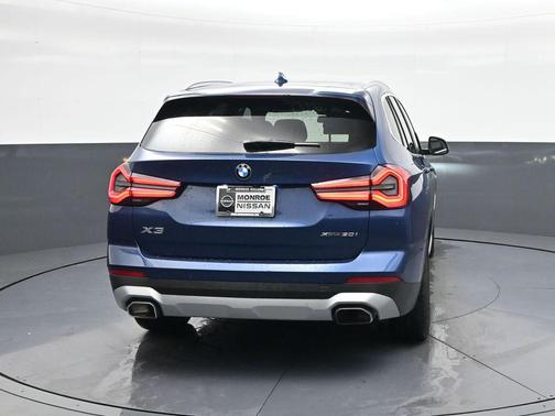 Blue Metallic 2022 BMW X3 xDrive30i