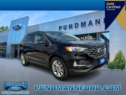 Black Metallic 2024 Ford Edge Titanium