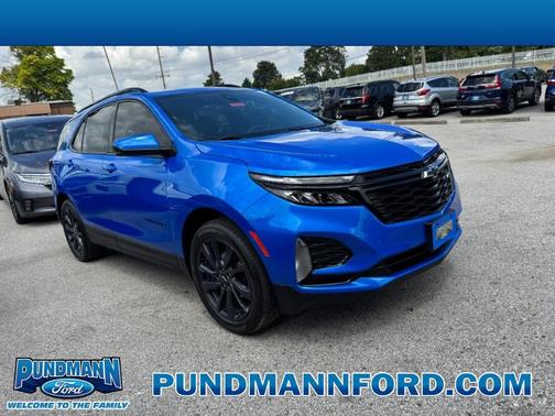 Rip Tide Blue 2024 Chevrolet Equinox RS