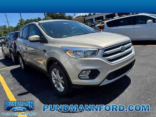 White Gold Metallic 2018 Ford Escape SE