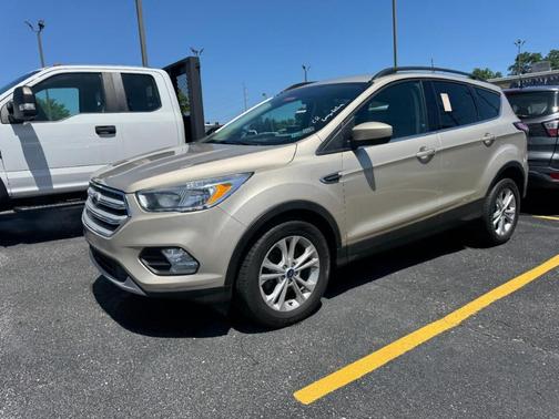 White Gold Metallic 2018 Ford Escape SE