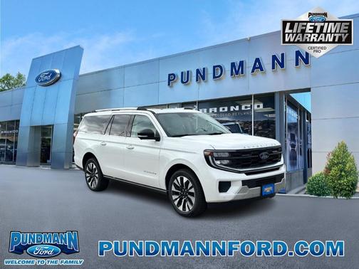 Oxford White 2026 Ford Expedition Max Platinum