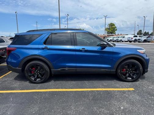 Infinite Blue Metallic Tinted Clearcoat 2021 Ford Explorer ST
