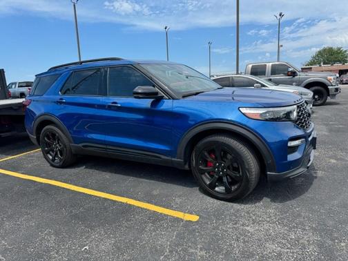 Infinite Blue Metallic Tinted Clearcoat 2021 Ford Explorer ST