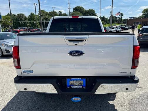 White Platinum Tri-Coat Metallic 2019 Ford F-150 Lariat