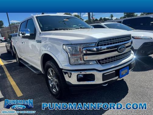 White Platinum Tri-Coat Metallic 2019 Ford F-150 Lariat