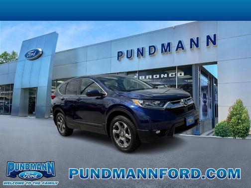 Obsidian Blue Pearl 2018 Honda CR-V EX