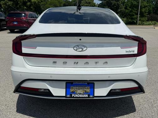 Hyper White 2021 Hyundai SONATA Hybrid Limited