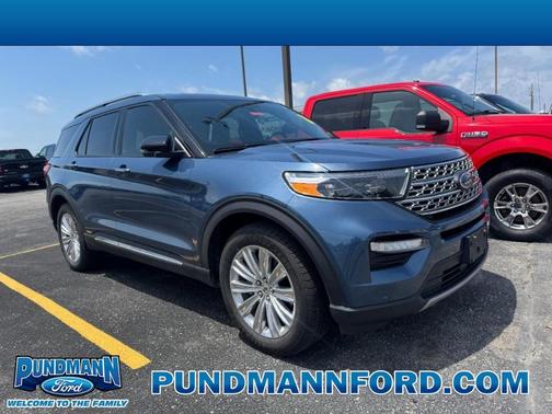 Blue Metallic 2020 Ford Explorer Limited