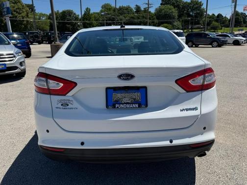 Oxford White 2014 Ford Fusion Hybrid S