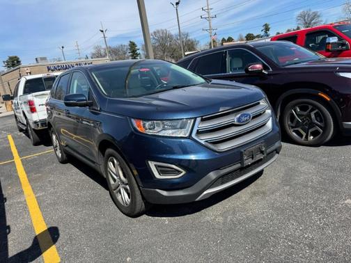 Blue Jeans Metallic 2017 Ford Edge Titanium