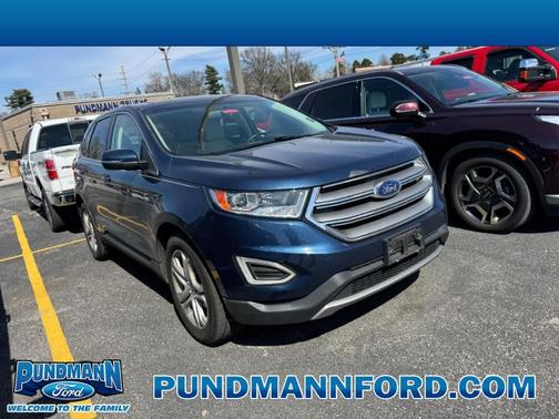 Blue Jeans Metallic 2017 Ford Edge Titanium