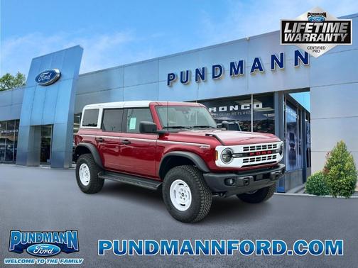 Ruby Red Metallic Tinted Clearcoat 2026 Ford Bronco Heritage Edition
