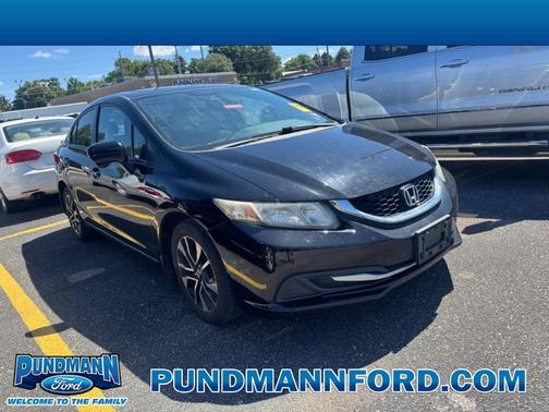 Crystal Black Pearl 2015 Honda Civic EX