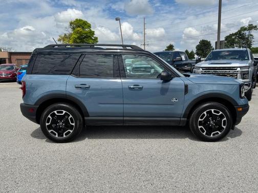 Azure Gray Metallic 2024 Ford Bronco Sport Outer Banks