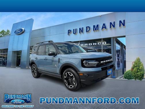 Azure Gray Metallic 2024 Ford Bronco Sport Outer Banks
