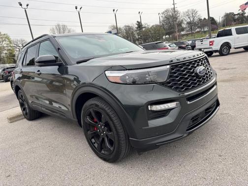 Forged Green Metallic 2023 Ford Explorer ST