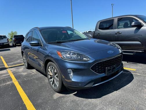 Blue Metallic 2020 Ford Escape Titanium Hybrid