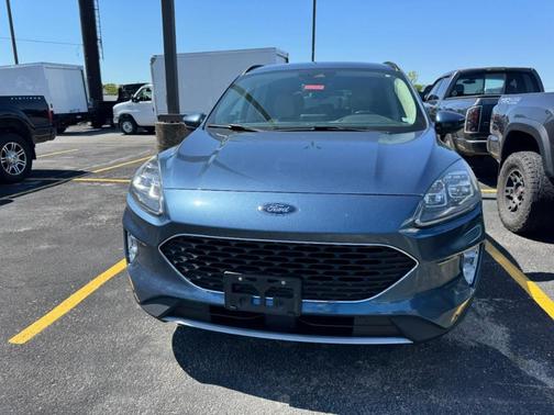 Blue Metallic 2020 Ford Escape Titanium Hybrid