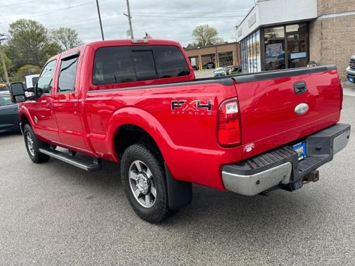 Vermillion Red 2011 Ford F-250 Lariat